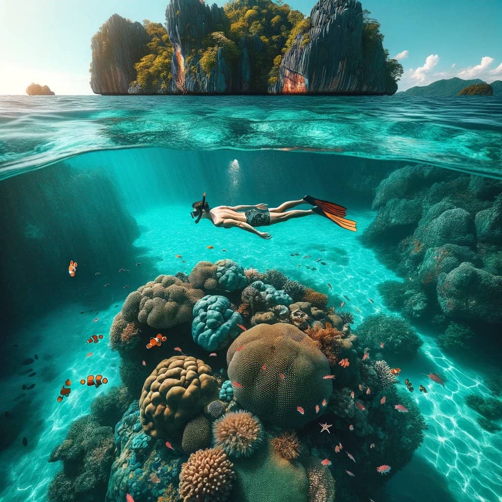 Snorkeling in Koh Ngai